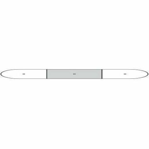 Lorell Prominence 2.0 Half-Racetrack Conference Tabletop - For - Table TopMahogany Racetrack, Laminated Top x 60" Table Top Width x 48" Table Top Depth x 1.50" Table Top Thickness - Assembly Required - 1 Each
