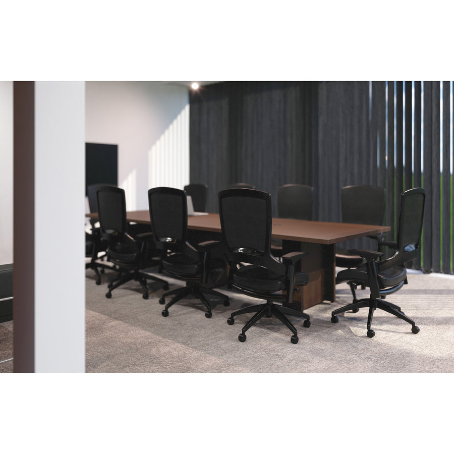 lorell-prominence-20-half-racetrack-conference-tabletop-for-table-topmahogany-racetrack-laminated-top-x-60-table-top-width-x-48-table-top-depth-x-150-table-top-thickness-assembly-required-1-each_llrpoc4860my - 7