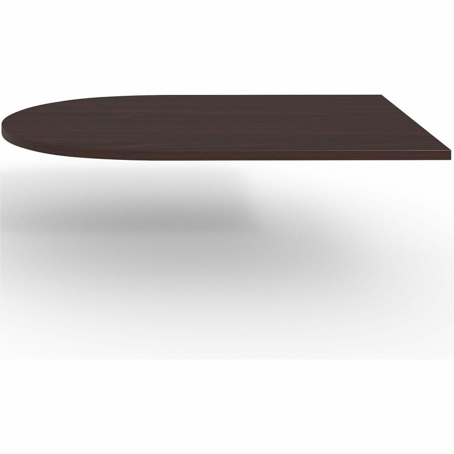 Lorell Prominence 2.0 Half-Racetrack Conference Tabletop - For - Table TopMahogany Racetrack, Laminated Top x 72" Table Top Width x 48" Table Top Depth x 1.50" Table Top Thickness - Assembly Required - 1 Each