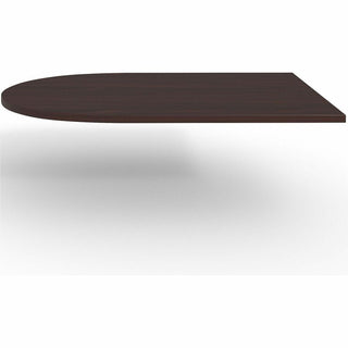 Lorell Prominence 2.0 Half-Racetrack Conference Tabletop - For - Table TopMahogany Racetrack, Laminated Top x 72" Table Top Width x 48" Table Top Depth x 1.50" Table Top Thickness - Assembly Required - 1 Each