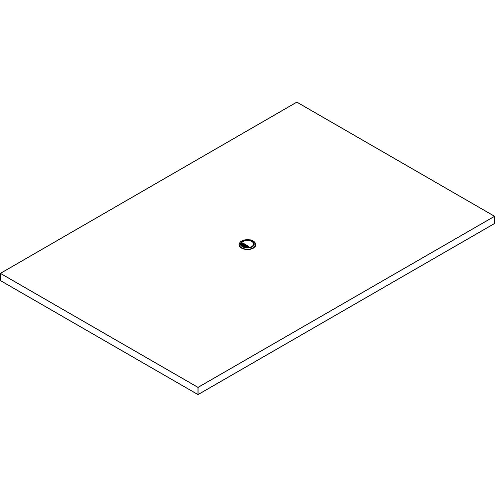 Lorell Prominence 2.0 Rectangular Conference Tabletop - For - Table TopMahogany Rectangle, Laminated Top x 72" Table Top Width x 48" Table Top Depth x 1.50" Table Top Thickness - Assembly Required - 1 Each