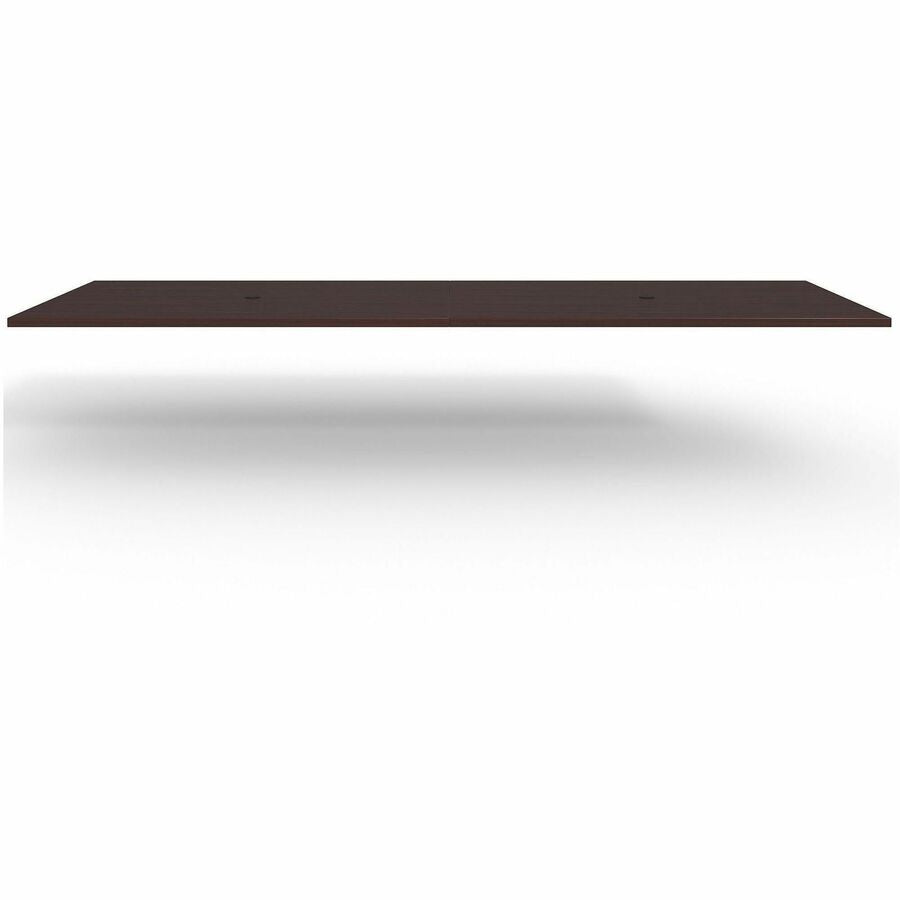 Lorell Prominence 2.0 Rectangular Conference Tabletop - For - Table TopMahogany Rectangle, Laminated Top x 72" Table Top Width x 48" Table Top Depth x 1.50" Table Top Thickness - Assembly Required - 1 Each