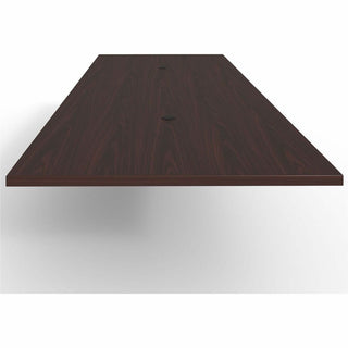 Lorell Prominence 2.0 Rectangular Conference Tabletop - For - Table TopMahogany Rectangle, Laminated Top x 72" Table Top Width x 48" Table Top Depth x 1.50" Table Top Thickness - Assembly Required - 1 Each