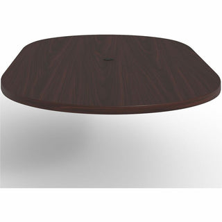 Lorell Prominence 2.0 Racetrack Conference Tabletop - For - Table TopMahogany Racetrack, Laminated Top x 96" Table Top Width x 48" Table Top Depth x 1.50" Table Top Thickness - Assembly Required - 1 Each