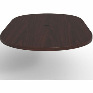 Lorell Prominence 2.0 Racetrack Conference Tabletop - For - Table TopMahogany Racetrack, Laminated Top x 96" Table Top Width x 48" Table Top Depth x 1.50" Table Top Thickness - Assembly Required - 1 Each