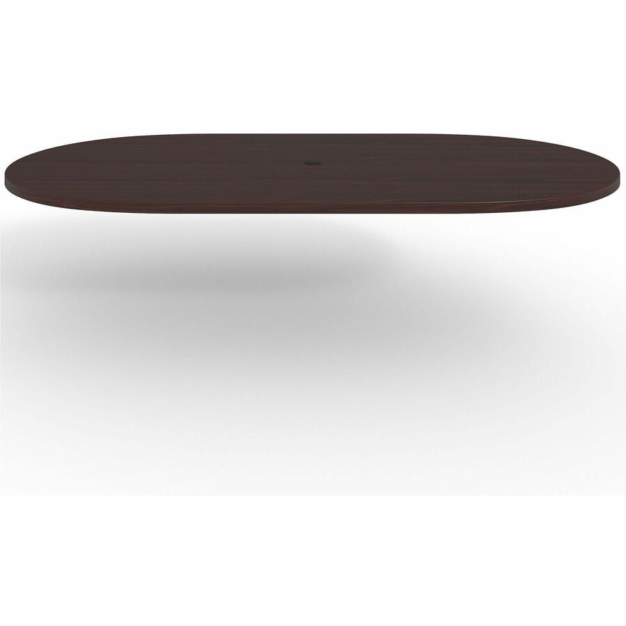 Lorell Prominence 2.0 Racetrack Conference Tabletop - For - Table TopMahogany Racetrack, Laminated Top x 96" Table Top Width x 48" Table Top Depth x 1.50" Table Top Thickness - Assembly Required - 1 Each