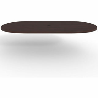 Lorell Prominence 2.0 Racetrack Conference Tabletop - For - Table TopMahogany Racetrack, Laminated Top x 96" Table Top Width x 48" Table Top Depth x 1.50" Table Top Thickness - Assembly Required - 1 Each