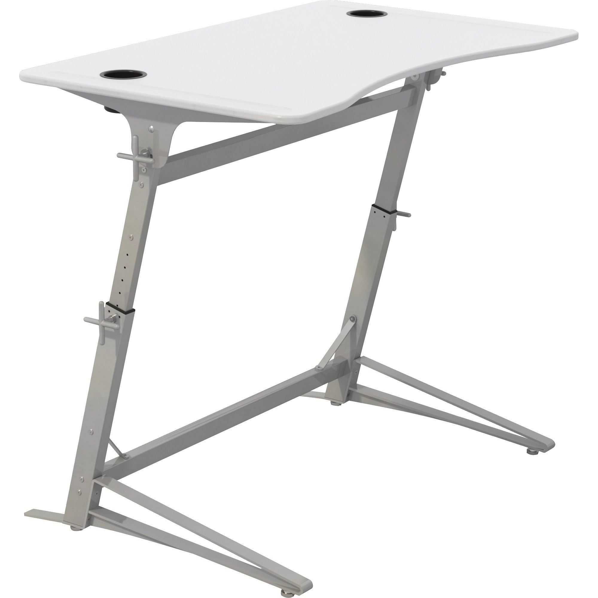 Verve Standing Desk, 47.25" x 31.75" x 36" to 42", White