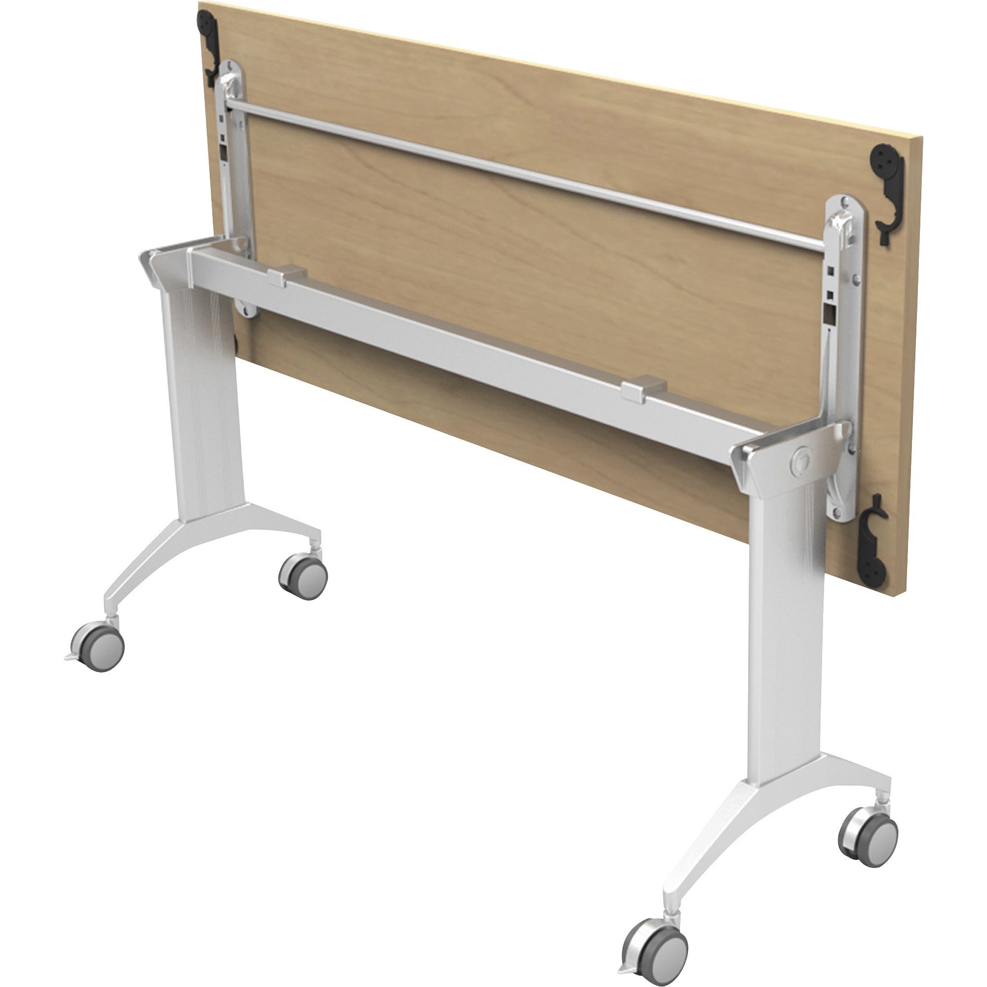 special-t-link-60-table-flip-base-metallic-silver-flip-base-2775-height-x-1750-width-x-57-length-assembly-required-1-each_sctsplinkft2460 - 1