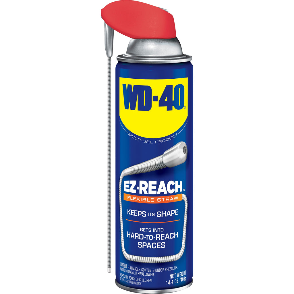 WD-40 EZ Reach Flexible Straw Lubricant - 14.4 fl oz (0.5 quart) - 1 Each - Corrosion Resistant, CFC-free, Mercury-free, Lead-free, Cadmium-free, HCFC-free - Blue