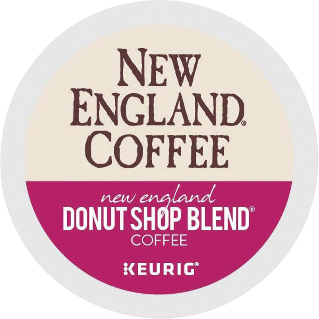 New England Coffee K-Cup Donut Shop Blend Coffee - Light - 24 / Box - 1