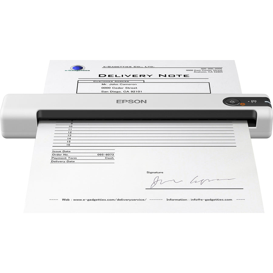 DS-70 Portable Document Scanner, 600 dpi Optical Resolution, 1-Sheet Auto Document Feeder