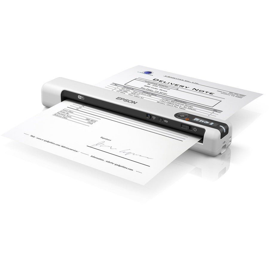 DS-80W Wireless Portable Document Scanner, 600 dpi Optical Resolution, 1-Sheet Auto Document Feeder