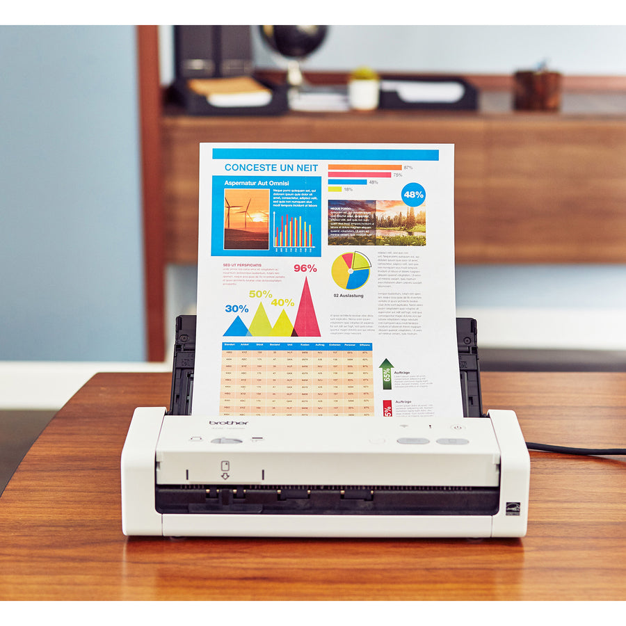 ADS1250W Wireless Compact Color Desktop Scanner with Duplex