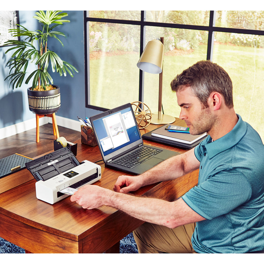 ADS1700W Wireless Compact Color Desktop Scanner with Duplex and Touchscreen
