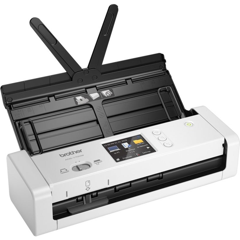 ADS1700W Wireless Compact Color Desktop Scanner with Duplex and Touchscreen