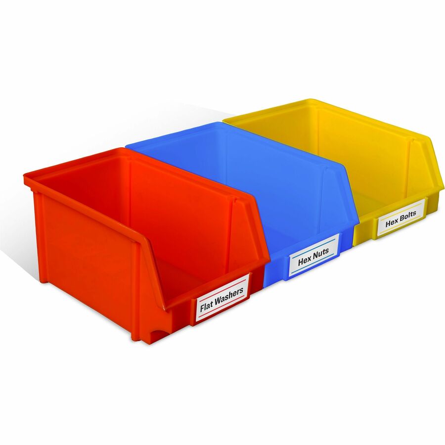 Surface Safe ID Labels, Inkjet/Laser Printers, 1.63 x 3.63, White, 12/Sheet, 25 Sheets/Pack