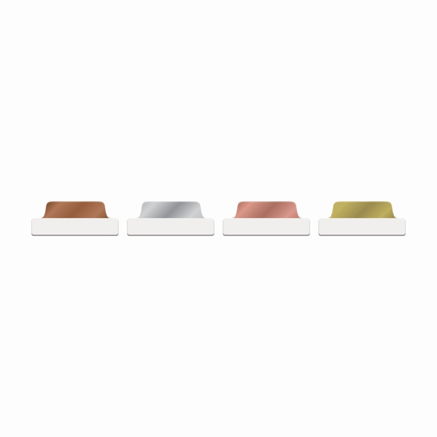 Avery UltraTabs Repositionable Margin Tabs - 24 Tab(s) - 1" Tab Height x 2.50" Tab Width - Clear Film, Gold Paper, Rose Gold, Copper Tab(s) - 24 / Pack
