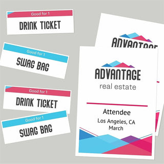 Name Badge Insert Refills, Vertical, 4 1/4 x 6, White, 100/Pack
