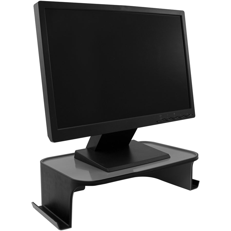 advantus-monitor-stand-25-lb-load-capacity-45-height-x-98-width-desktop-polystyrene-matte-gray-matte-black_avt37685 - 2