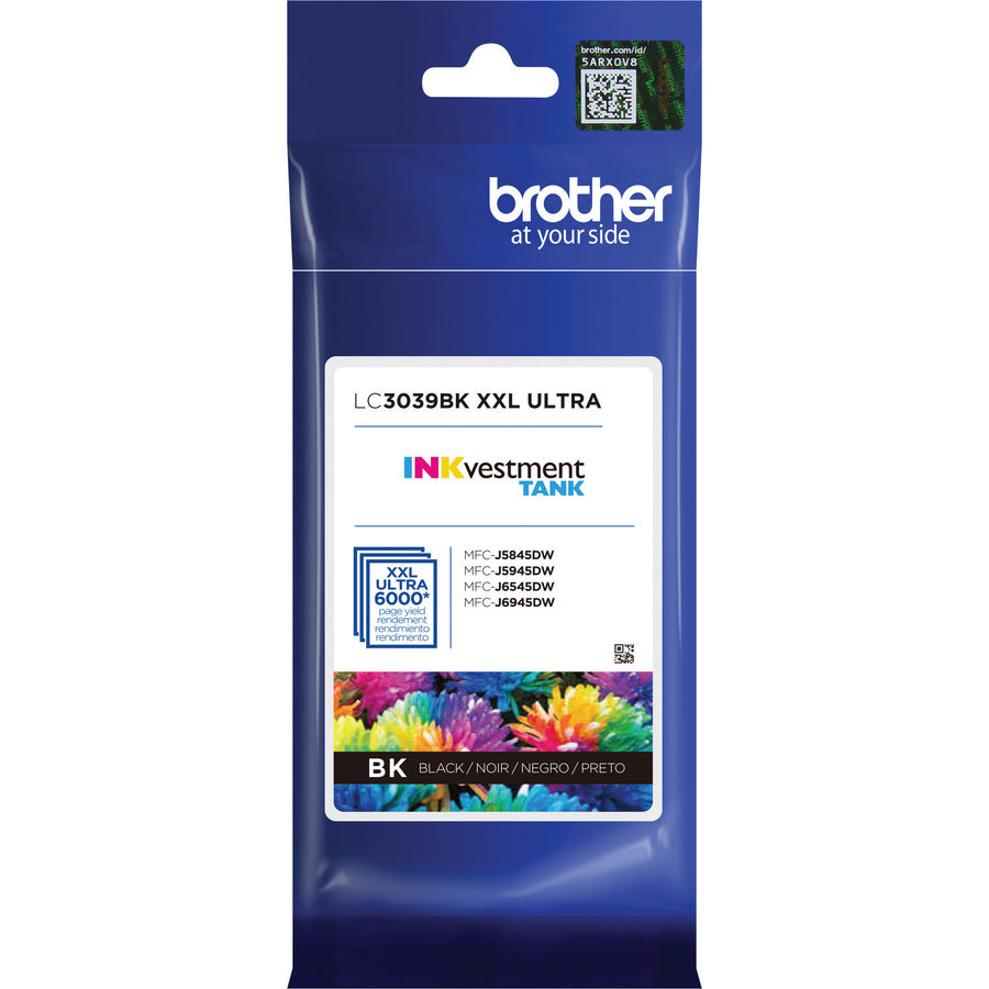 LC3039BK INKvestment Ultra High-Yield Ink, 6,000 Page-Yield, Black