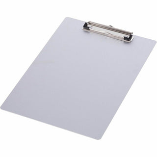 Business Source Aluminum Clipboard - 8 1/2" x 11" - Aluminum - Silver - 1 Each