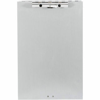Business Source Storage Clipboard - Storage for 50 Document - 8 1/2" x 11" - Silver - 1 Each