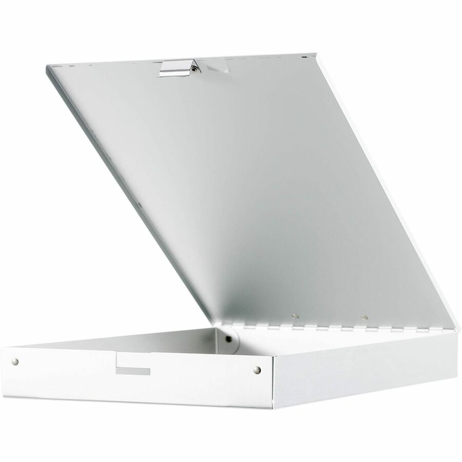 Business Source Storage Clipboard - Storage for 50 Document - 8 1/2" x 11" - Silver - 1 Each