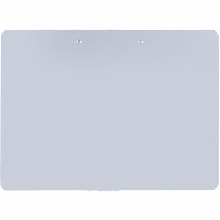 Business Source Landscape Plastic Clipboard - 8 1/2" x 11" - Plastic - Silver - 1 Each