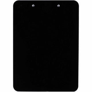 Business Source Shatterproof Clipboard - 8 1/2" x 11" - Plastic - Black - 1 Each