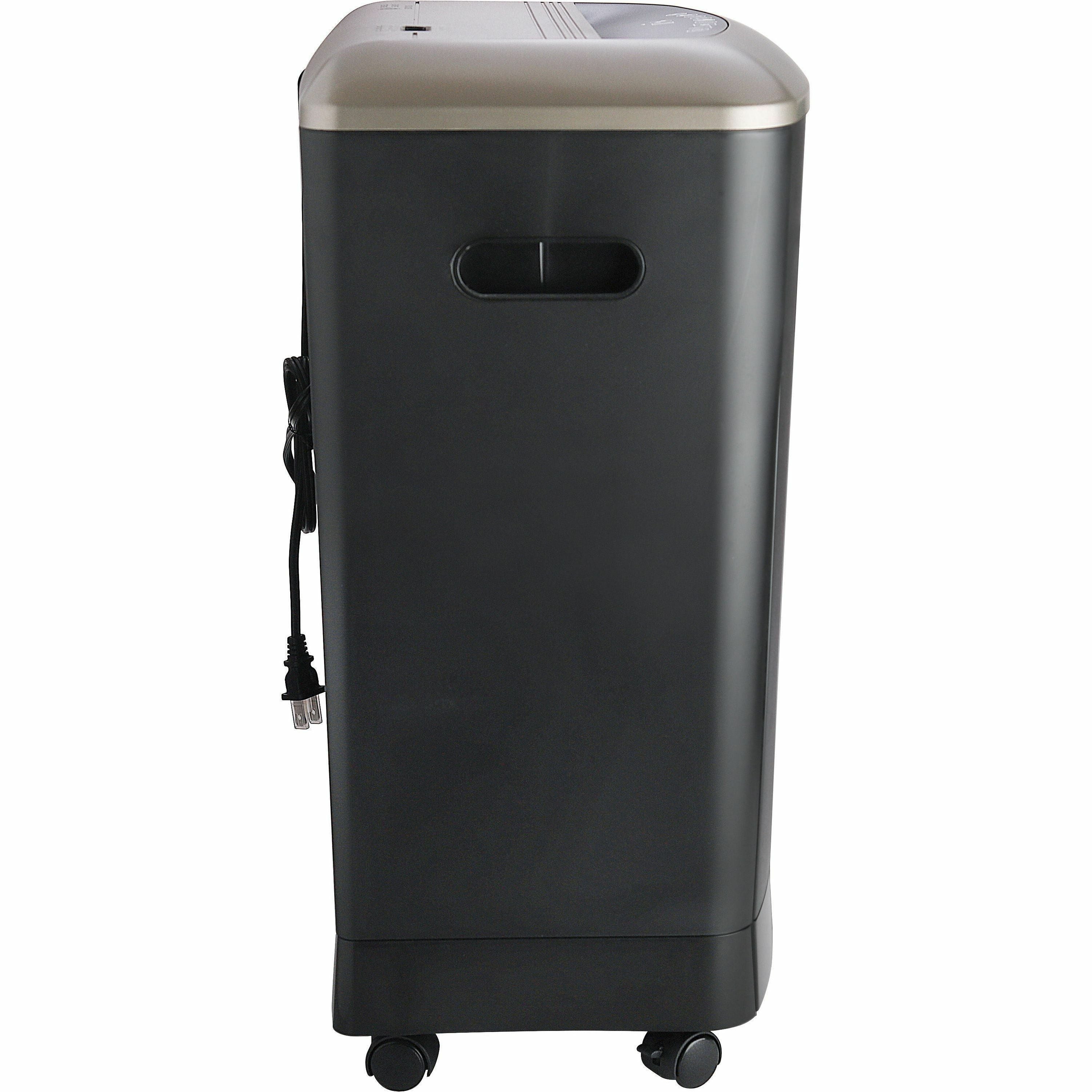 business-source-6-gallon-bin-cross-cut-shredder-non-continuous-shredder-cross-cut-16-per-pass-for-shredding-paper-staples-cd-dvd-credit-card-p-3-888-throat-10-minute-run-time-30-minute-cool-down-time-6-gal-wastebin-capacity-_bsn70120 - 4