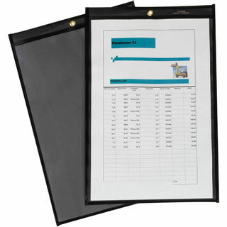 c-line-stitched-shop-ticket-holders-support-850-x-14--11-x-14-media-vinyl-25-box-black-clear-heavy-duty_cli45117 - 1