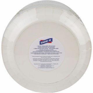 Genuine Joe 10" Printed Paper Plates - Disposable - Multi - 125 / Pack