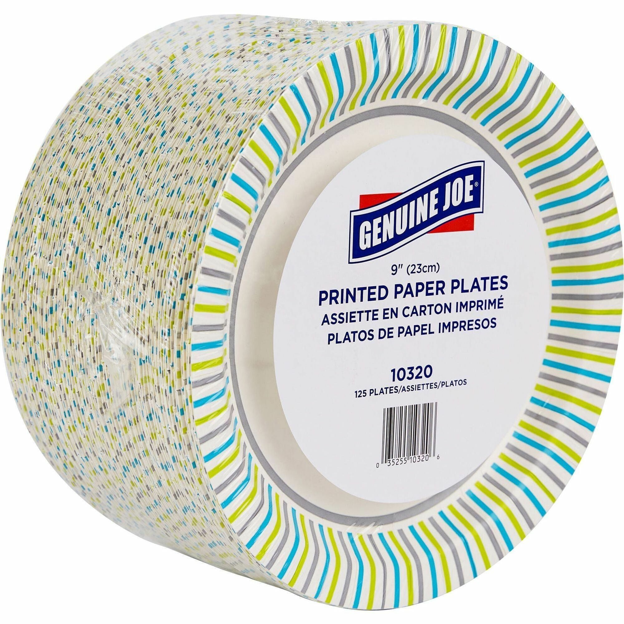 genuine-joe-9-printed-paper-plates-disposable-assorted-125-pack_gjo10320 - 1