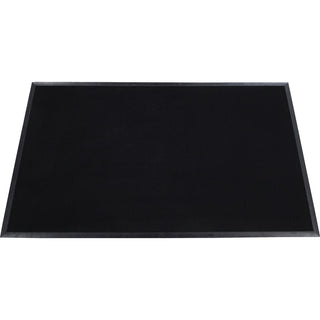 Genuine Joe Brush Tip Scraper Mat - Indoor, Outdoor - 60" Length x 36" Width x 0.400" Thickness - Rectangular - Rubber - Black - 1Each