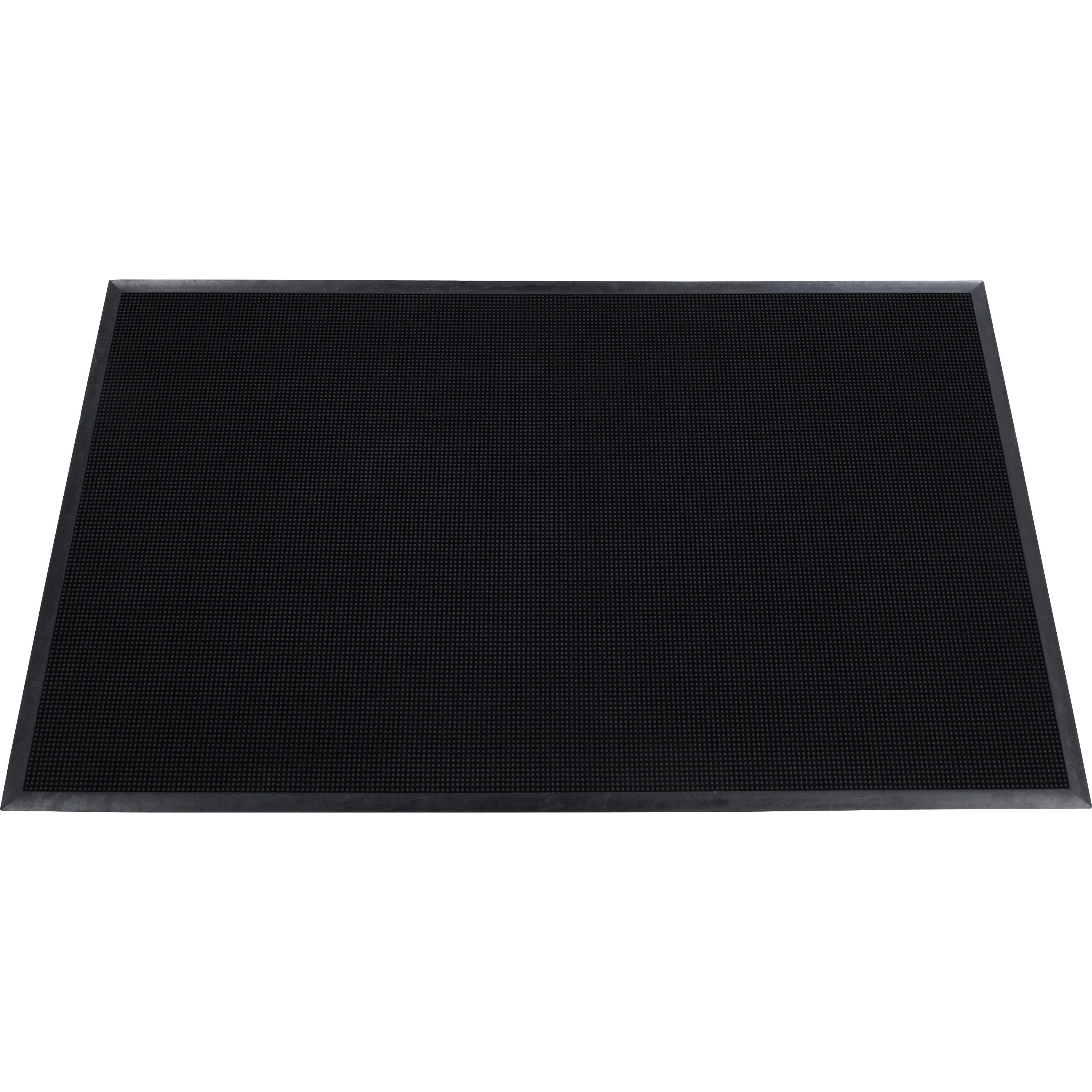 genuine-joe-brush-tip-scraper-mat-indoor-outdoor-60-length-x-36-width-x-0400-thickness-rectangular-rubber-black-1each_gjo70381 - 2