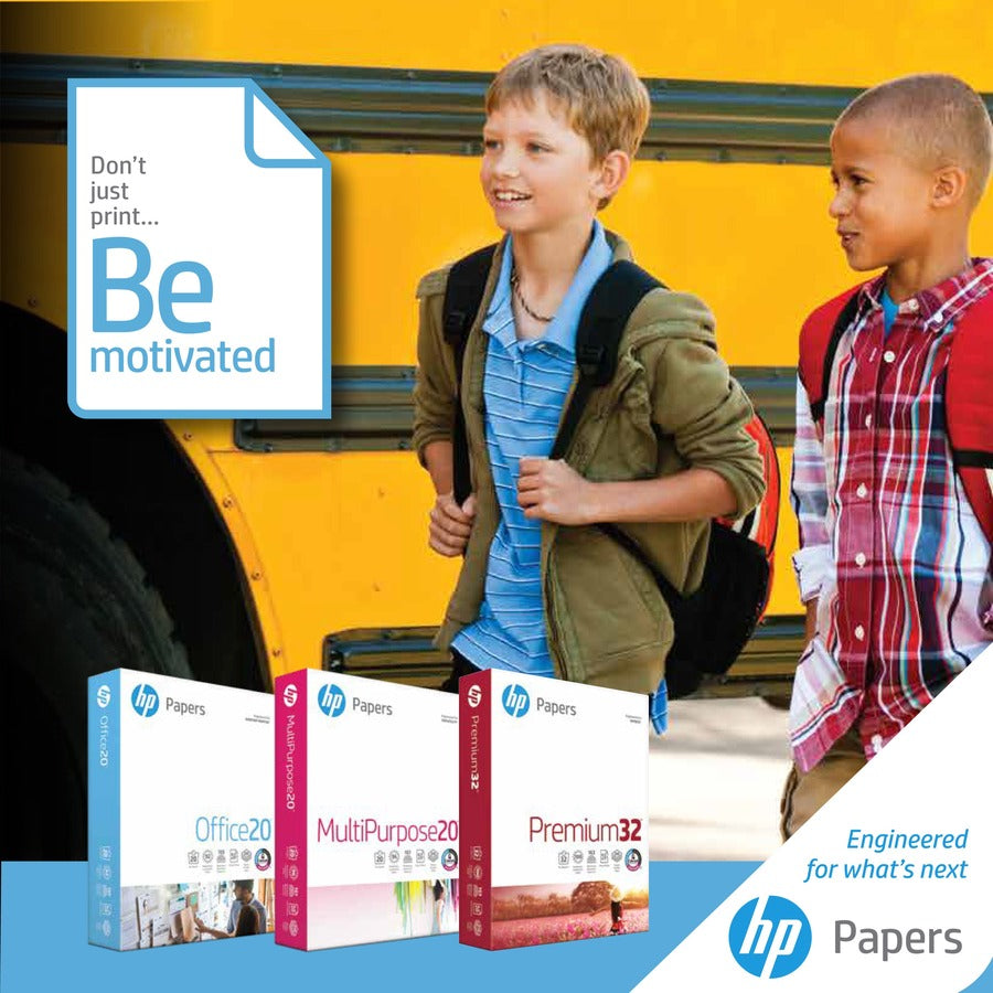 HP Papers Premium28 Laser Paper - Bright White - 100 Brightness - Letter - 8 1/2" x 11" - 28 lb Basis Weight - 320 g/m2 Grammage - Smooth - 500 / Ream - Uncoated, ColorLok Technology, Heavyweight - Bright White
