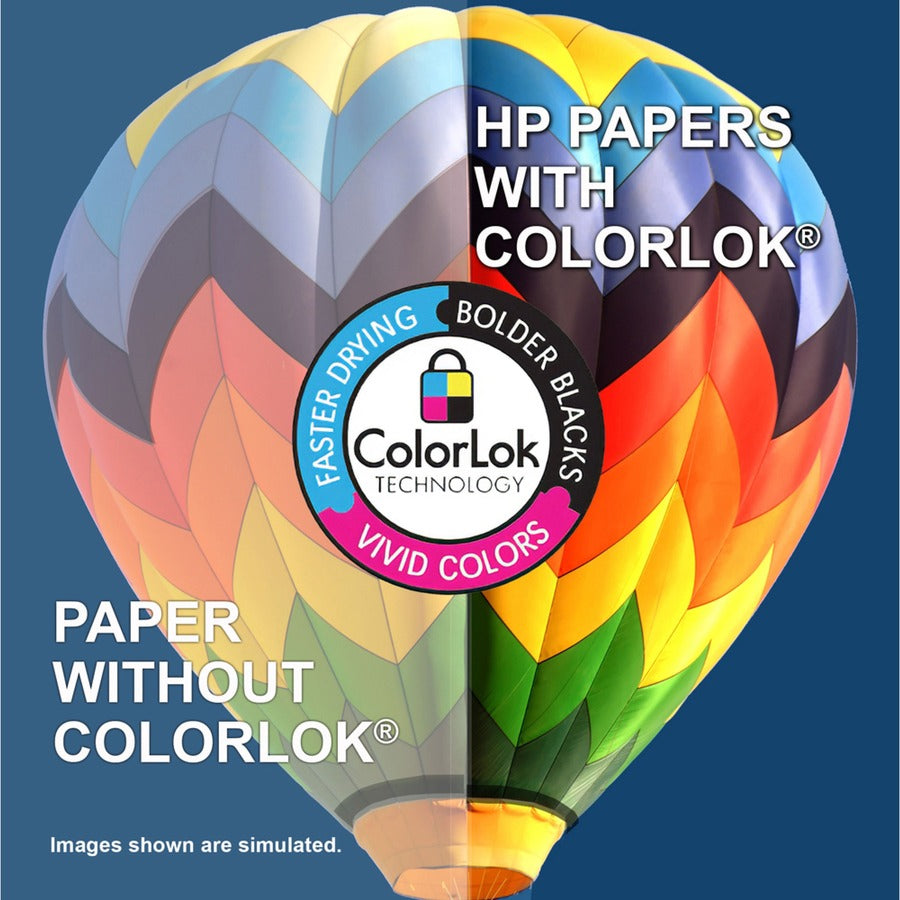 HP Papers Premium28 Laser Paper - Bright White - 100 Brightness - Letter - 8 1/2" x 11" - 28 lb Basis Weight - 320 g/m2 Grammage - Smooth - 500 / Ream - Uncoated, ColorLok Technology, Heavyweight - Bright White
