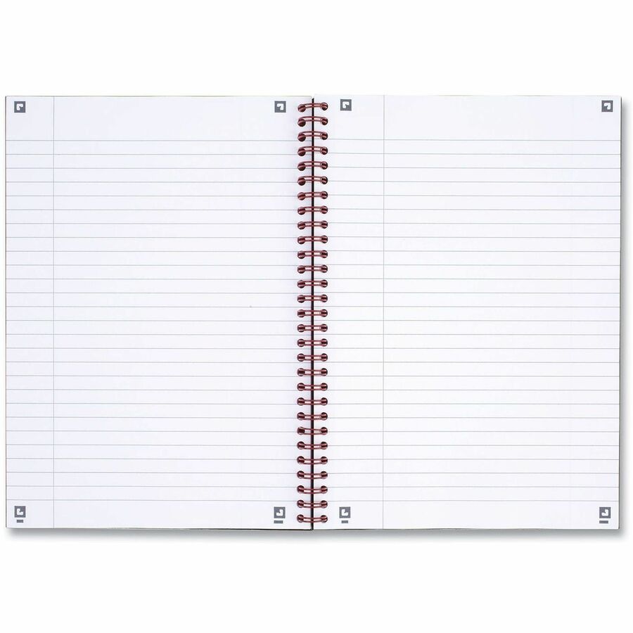 Hardcover Twinwire Notebooks, SCRIBZEE Compatible, 1-Subject, Wide/Legal Rule, Black Cover, (70) 9.88 x 6.88 Sheets