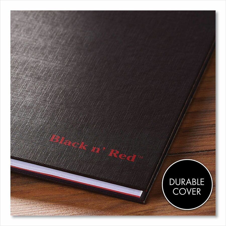 Hardcover Twinwire Notebooks, SCRIBZEE Compatible, 1-Subject, Wide/Legal Rule, Black Cover, (70) 9.88 x 6.88 Sheets