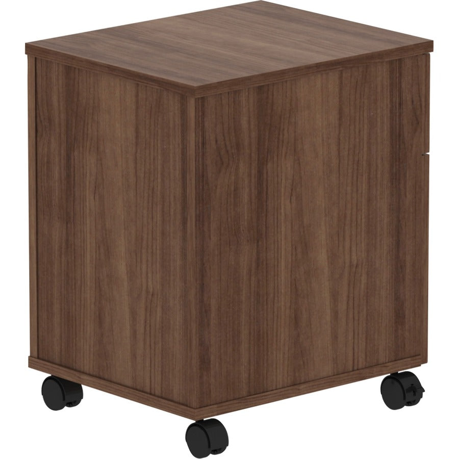 Lorell Relevance Series 2-Drawer File Cabinet - 15.8" x 19.9"22.9" - 2 x File, Box Drawer(s) - Finish: Laminate, Walnut