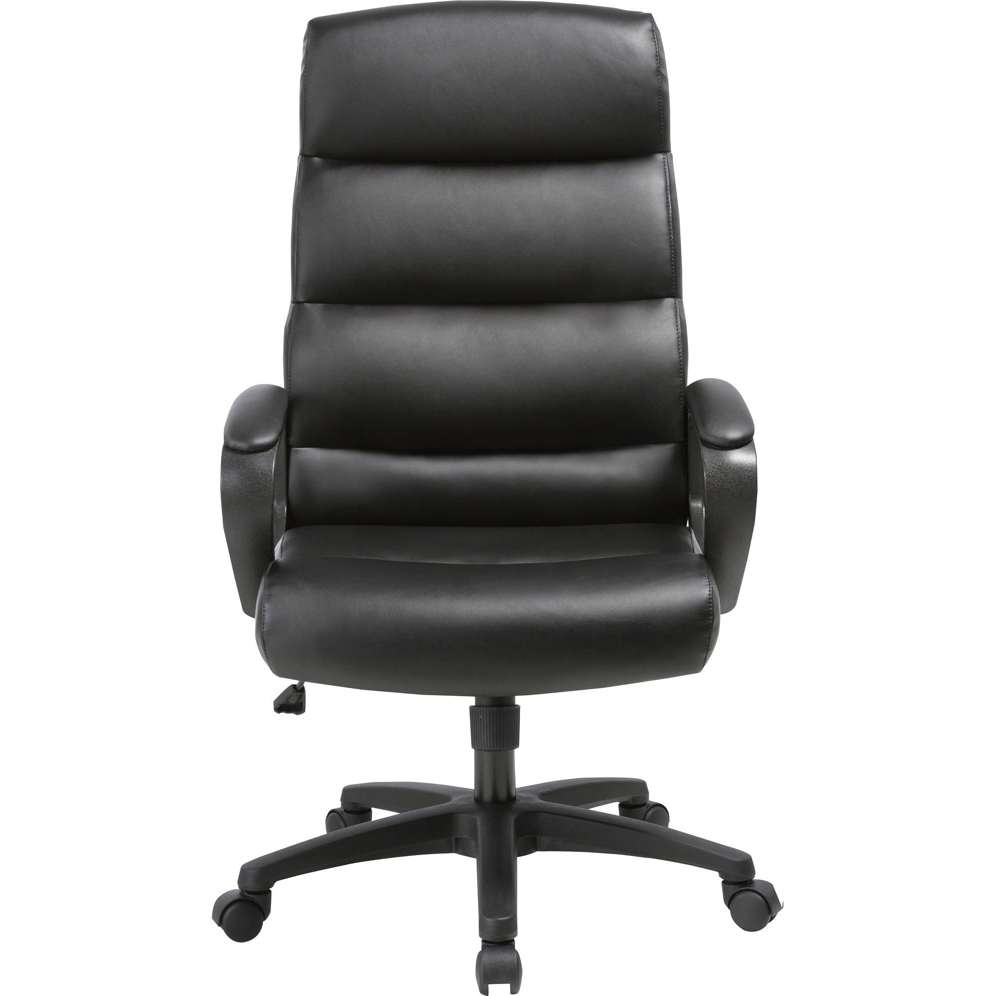 soho-soho-high-back-executive-chair-black-bonded-leather-seat-black-bonded-leather-back-high-back-5-star-base-1-each_llr41843 - 2