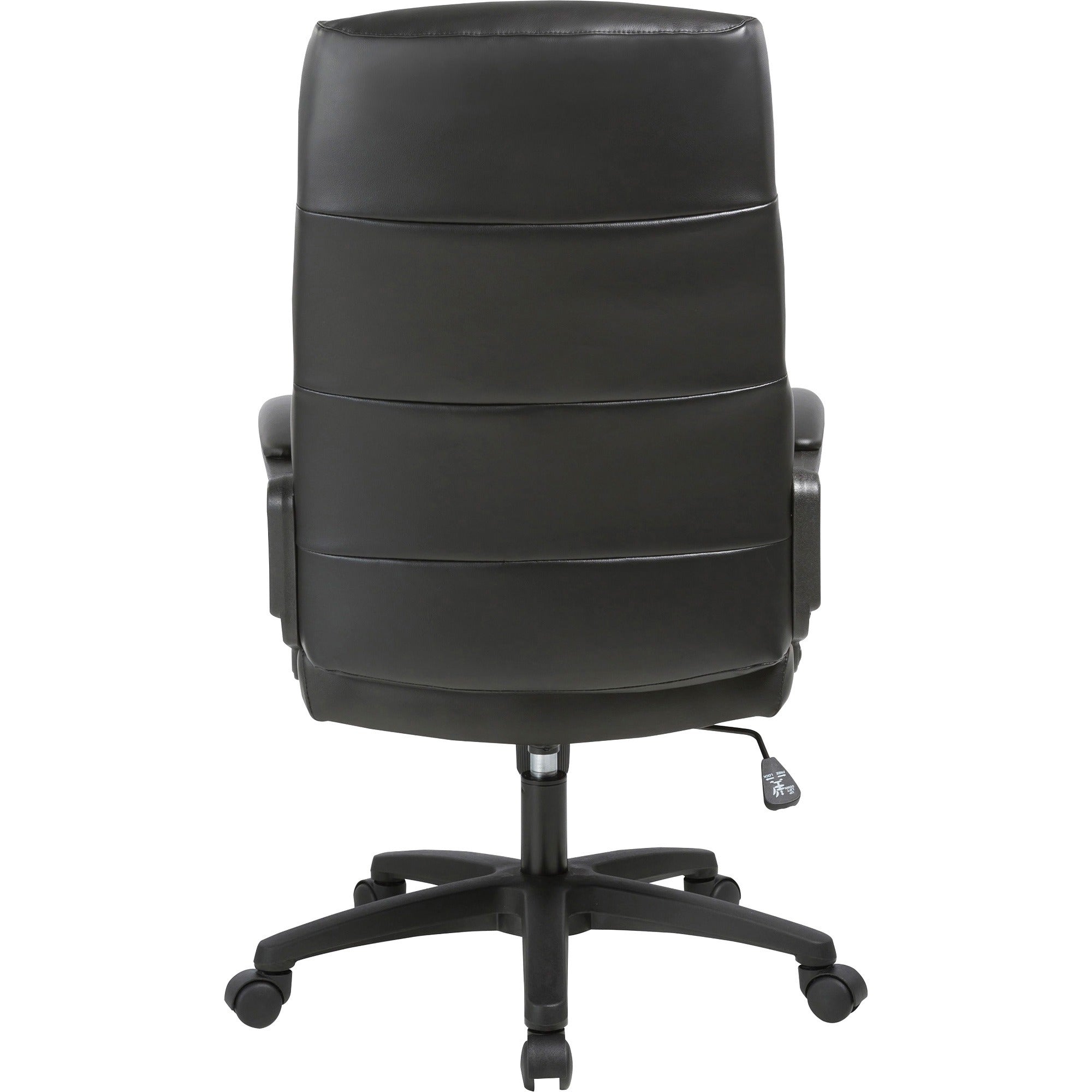 soho-soho-high-back-executive-chair-black-bonded-leather-seat-black-bonded-leather-back-high-back-5-star-base-1-each_llr41843 - 3