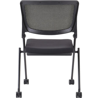 lorell-mobile-mesh-back-nesting-chairs-black-fabric-seat-metal-frame-2-carton_llr41846 - 3