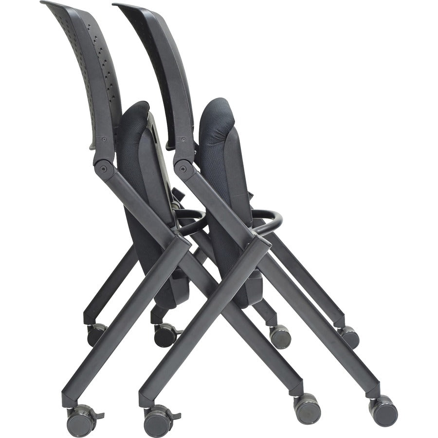 lorell-upholstered-foldable-nesting-chairs-black-fabric-seat-black-plastic-back-metal-frame-2-carton_llr41848 - 8