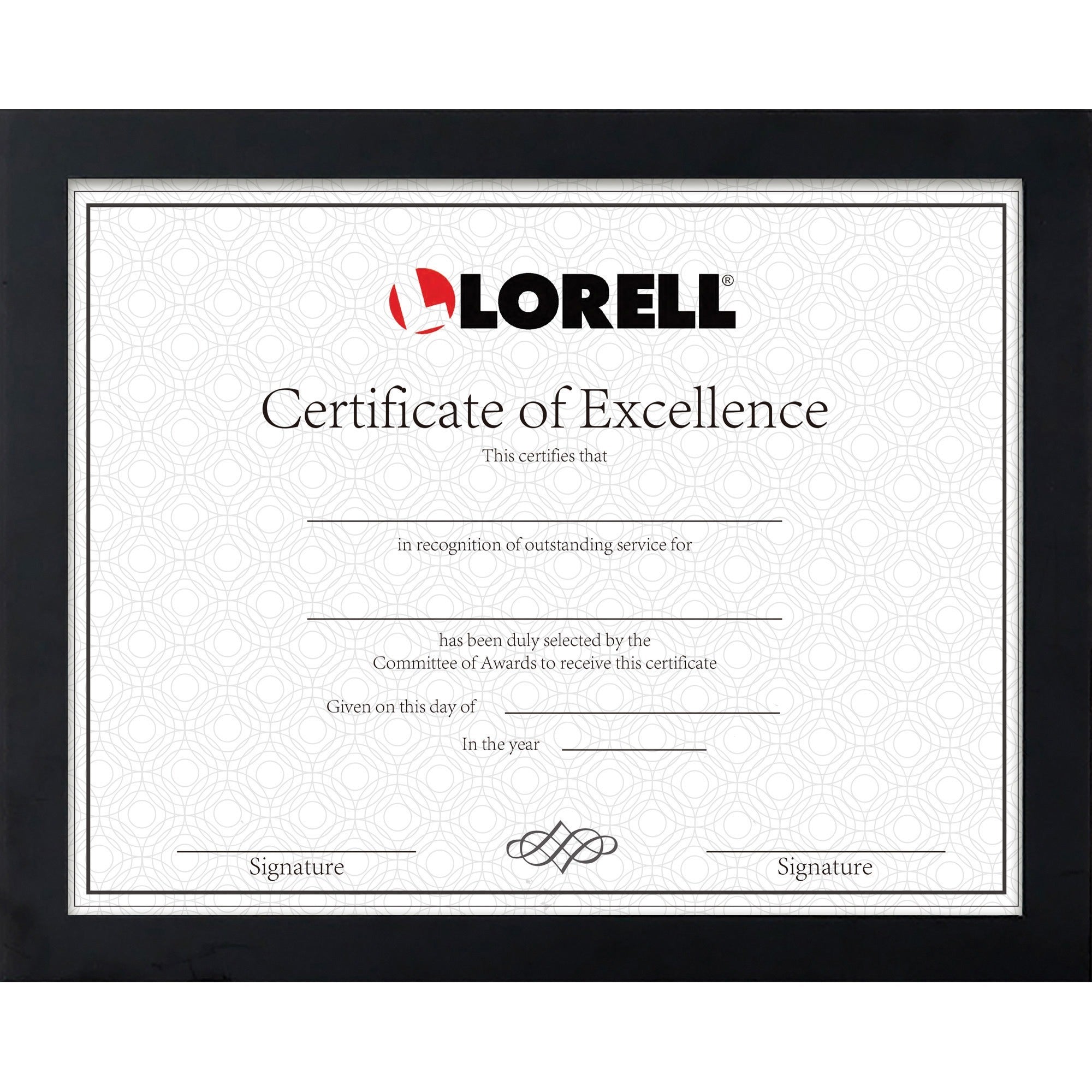 lorell-certificate-frame-850-x-11-frame-size-rectangle-desktop-horizontal-vertical-1-each-black_llr49218 - 1