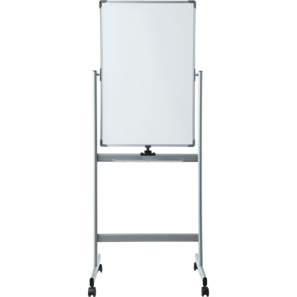 lorell-double-sided-magnetic-whiteboard-easel-24-2-ft-width-x-36-3-ft-height-white-surface-square-vertical-floor-standing-magnetic-1-each_llr52567 - 2