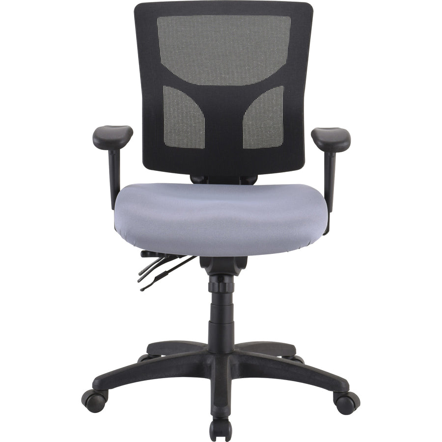 Lorell Padded Seat Cushion for Conjure Executive Mid/High-back Chair Frame - Gray - Fabric - 1 Each