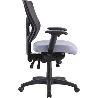 Lorell Padded Seat Cushion for Conjure Executive Mid/High-back Chair Frame - Gray - Fabric - 1 Each
