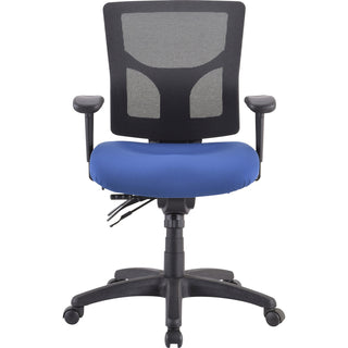Lorell Padded Seat Cushion for Conjure Executive Mid/High-back Chair Frame - Blue - Fabric - 1 Each